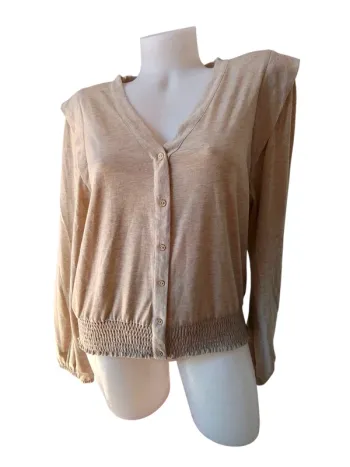 Haut imitation pull pailletée