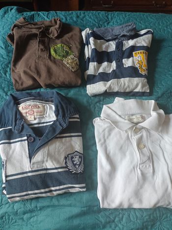 Lot de 4 polos 10 ans garçon