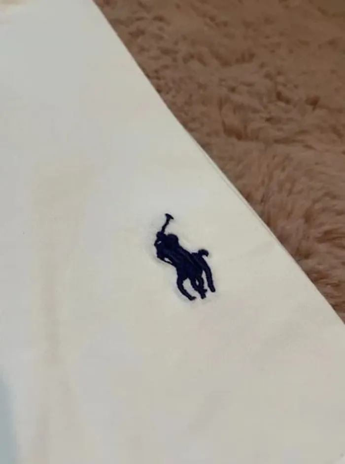 T-shirt blanc Ralph Lauren, taille S jamais porté - photo numéro 4