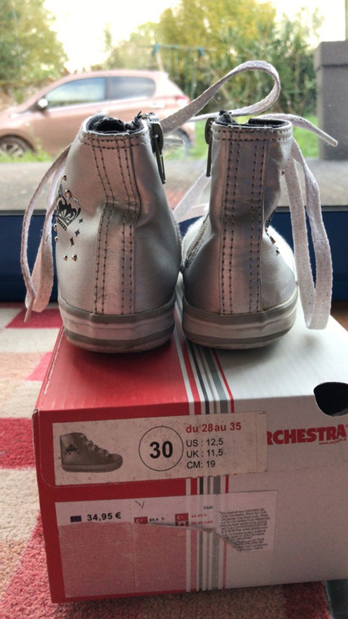 Chaussure montante pointure 30 en très bon état - photo numéro 4