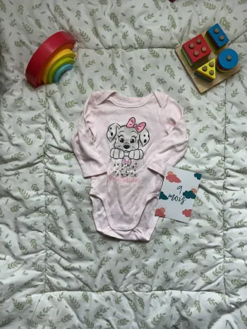 body manches longues rose disney 9 mois