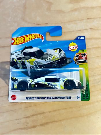 Miniature Hot Wheels Peugeot 9x8 Hypercar