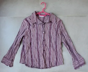 Chemise effet gaufre