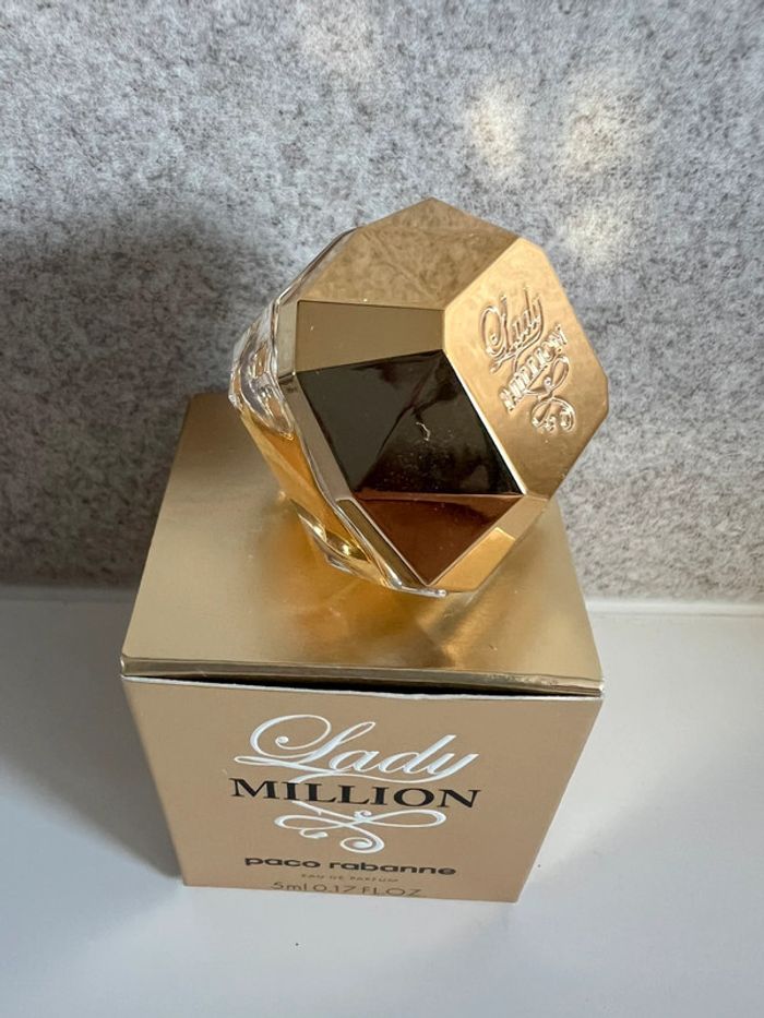 Parfum miniature Lady million Paco Rabanne - photo numéro 2
