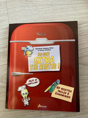 Livre de recettes et sont extra tes restes