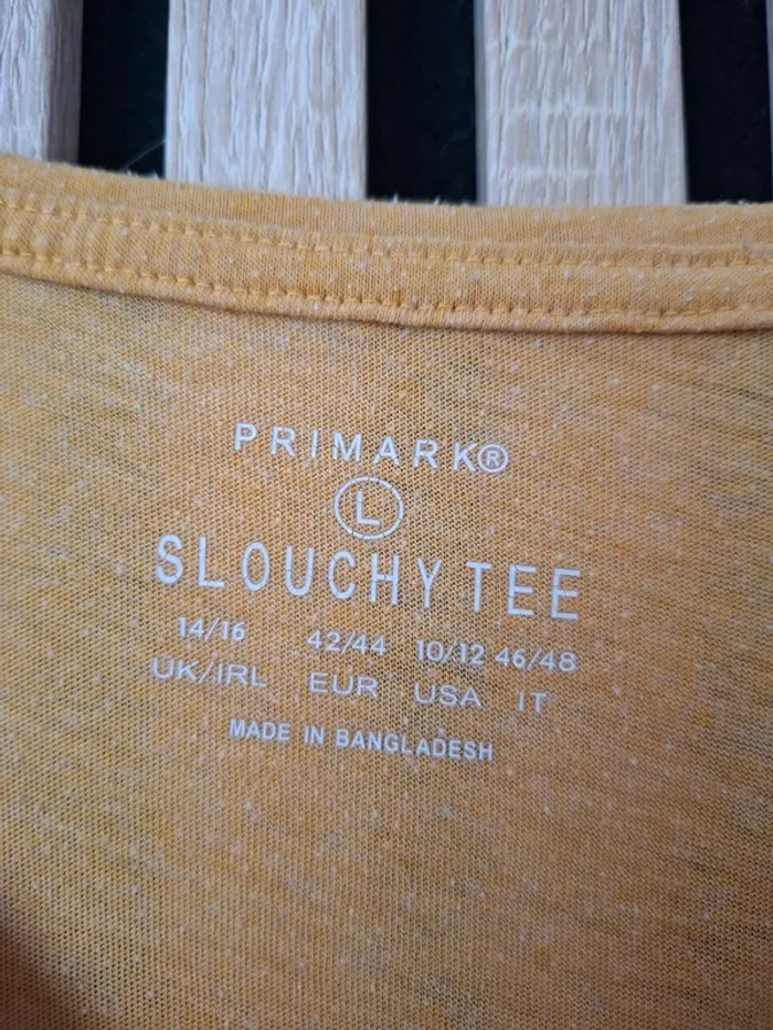 Tee shirt moutarde Primark T42/44 - photo numéro 9