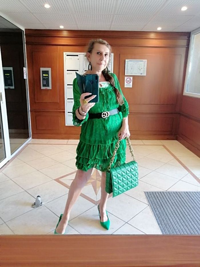 Robe voilage MONTAN Paris Vintage