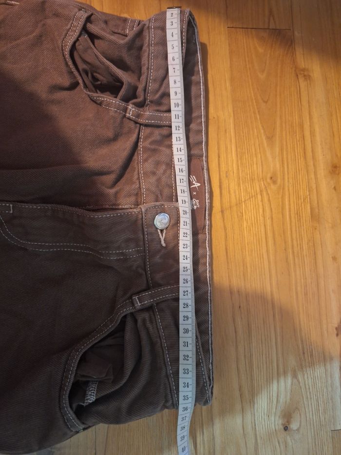 Lot 4 pantalons jambes larges jeans taille 38 - photo numéro 20