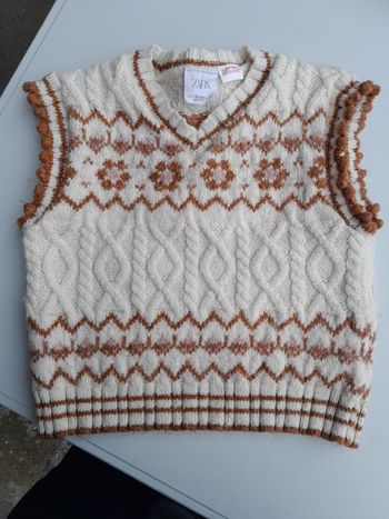 Pull sans manche  ZARA 18/24 mois