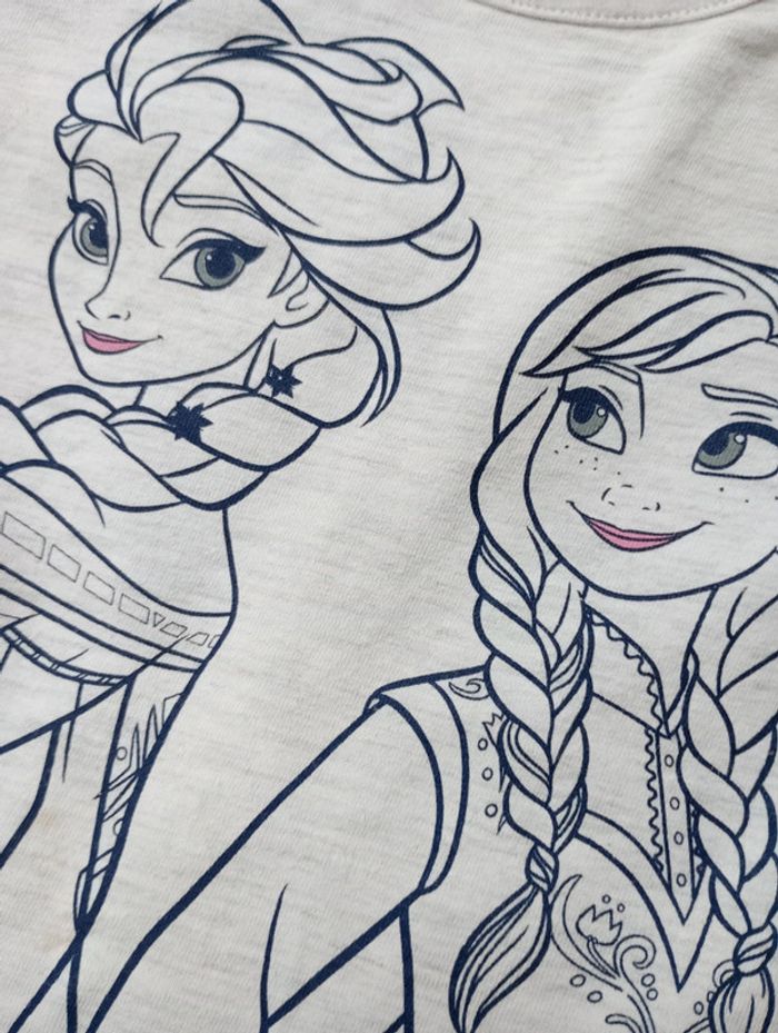 T-shirt Reine des Neiges 94 cm - photo numéro 4