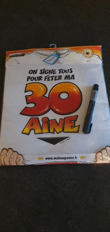 T.shirt anniversaire 30 ans
