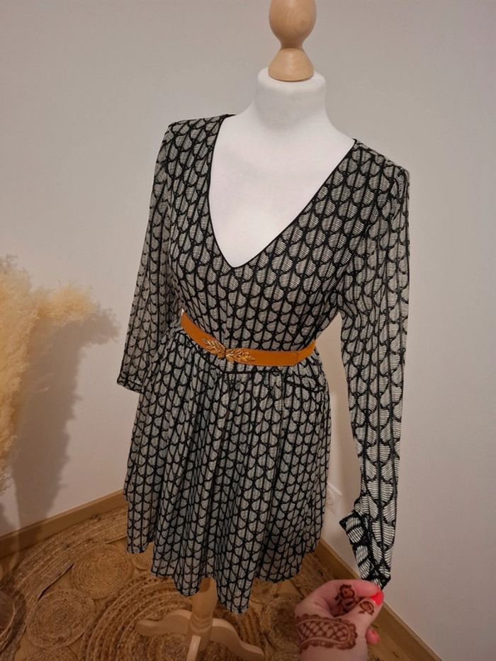 Robe courte ample à motifs Charlior taille S/M 36/38