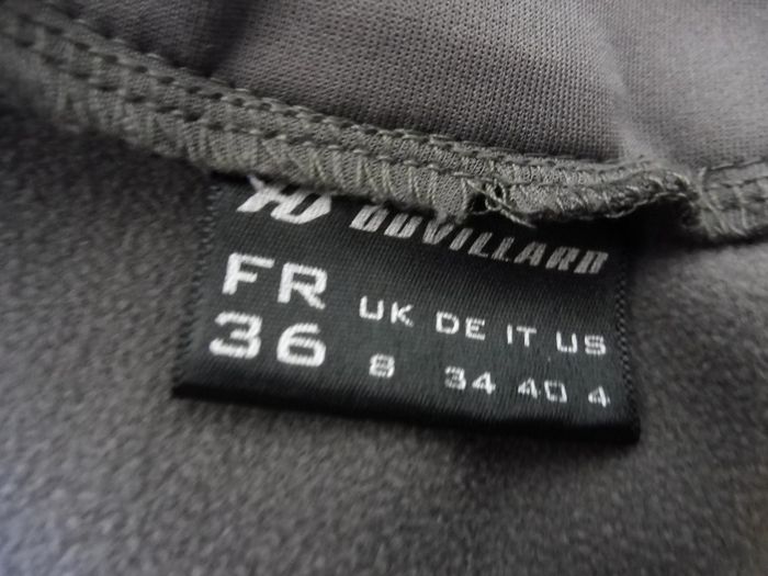 Veste ski midlayer femme haut de gamme taupe, orange et noire Henri Duvillard Taille 36 - photo numéro 5