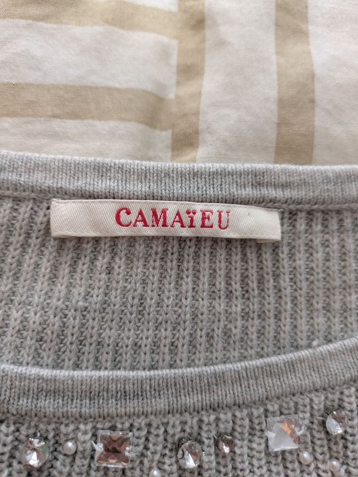 Pull Camaïeu - Détail Bijoux & Ourlet Festonné - photo numéro 2