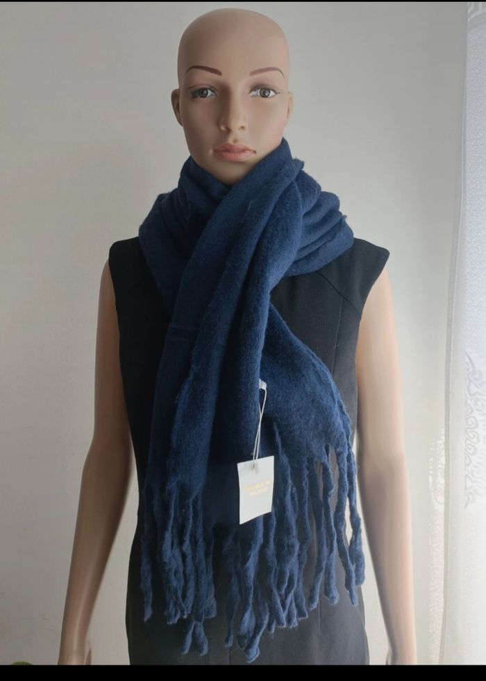 Grande écharpe double M milano d'environ 2 mètres - photo numéro 3