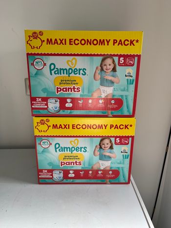 Couches Pampers pants premium protection taille 5 