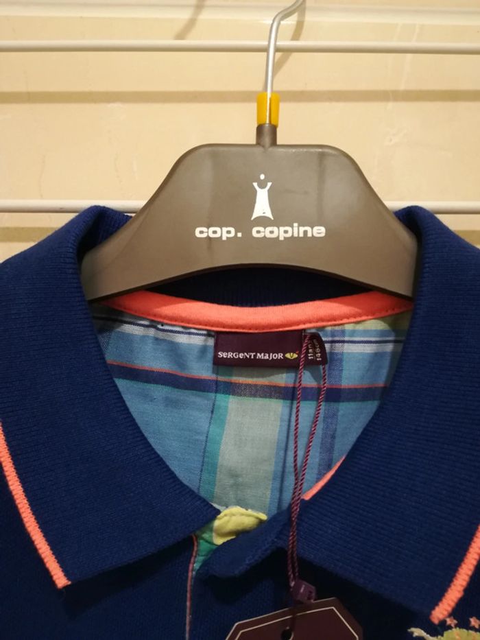 Polo sergent major Neuf Étiqueté T11 ans - V92B - photo numéro 3