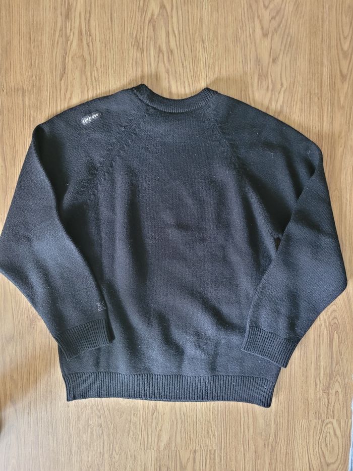 Pull Crewneck Vintage Y2k Noir Oxbow - photo numéro 2