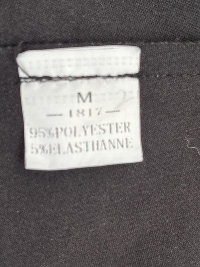 Blouson style perfecto noir T.M – effet daim, velours peau de pêche - photo numéro 6