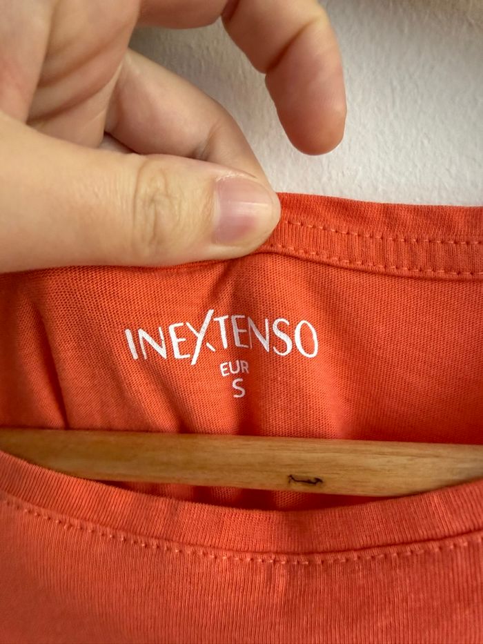 Top épaules dénudée orange in extenso taille 36 S - photo numéro 3