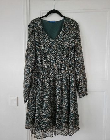 Robe fluide verte 42