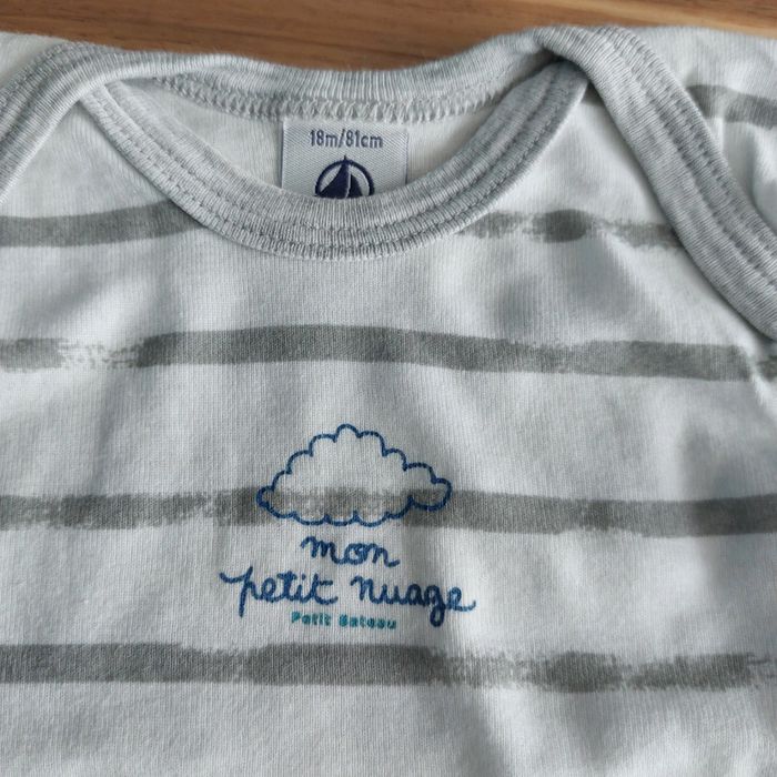 Tricot de peau style bodie 18mois - photo numéro 3