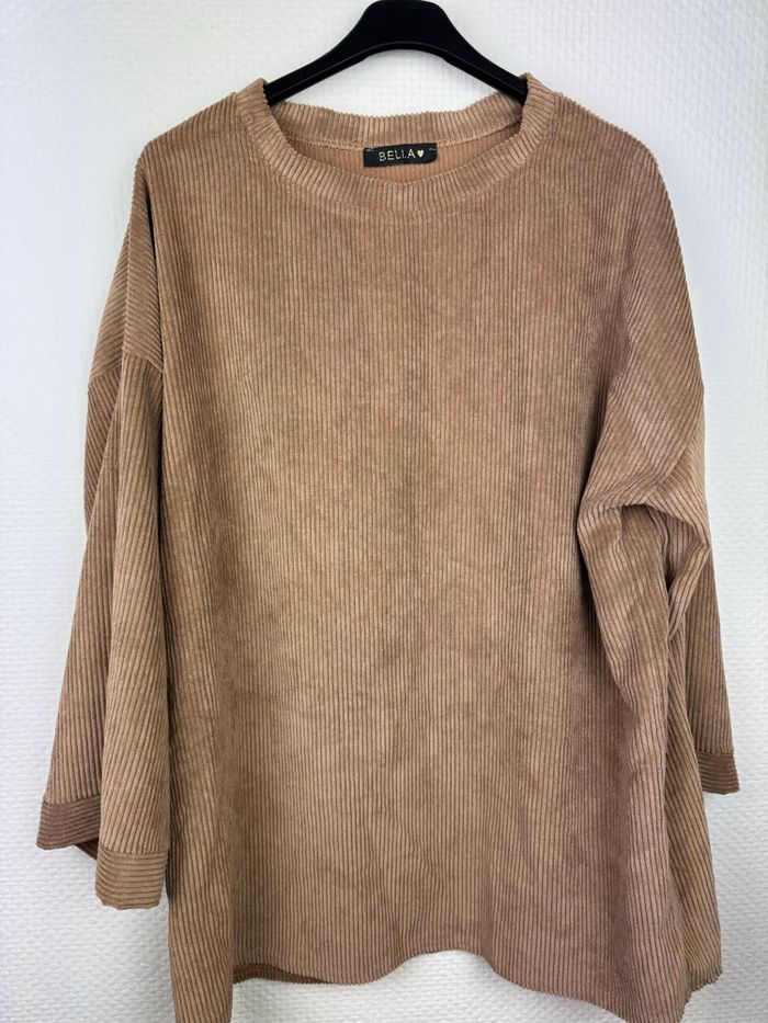 Ensemble femme beige camél - photo numéro 2