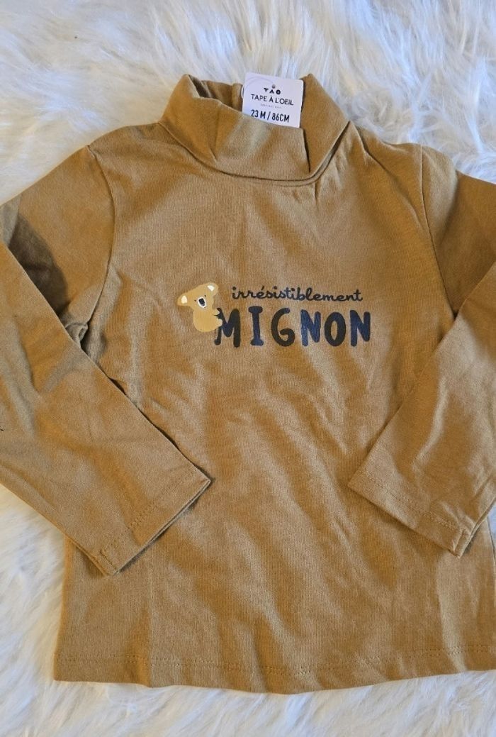 Neufs (non portés) 🏷🤩💙 Ensemble sous pull et pantalon doublé 23/24mois Garçon 💙🤩 - photo numéro 2