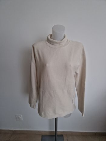 Pull crème Décathlon