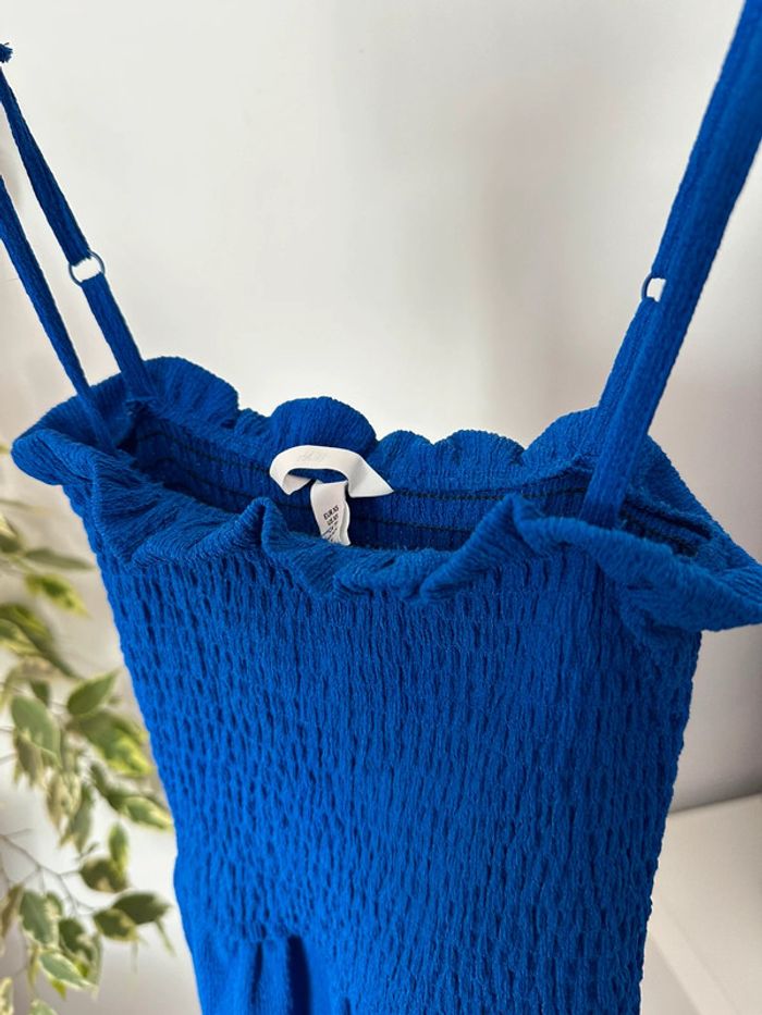 Robe bleu h&m mi longue - photo numéro 3