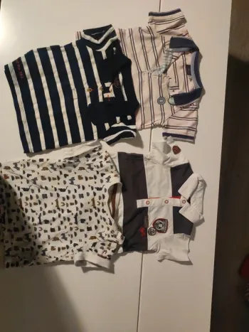 Lot polo t shirt 12 mois 1 an