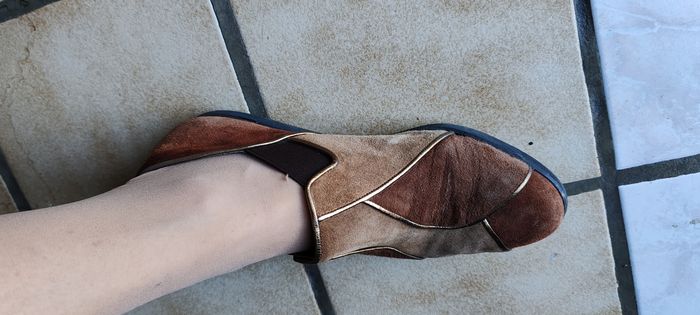 Moccasins fantaisies femme entièrement cuir - photo numéro 4