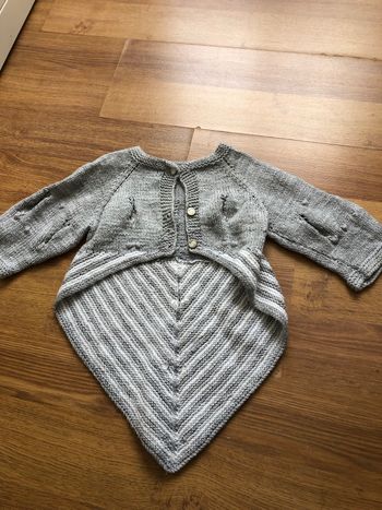Gilet gris en laine