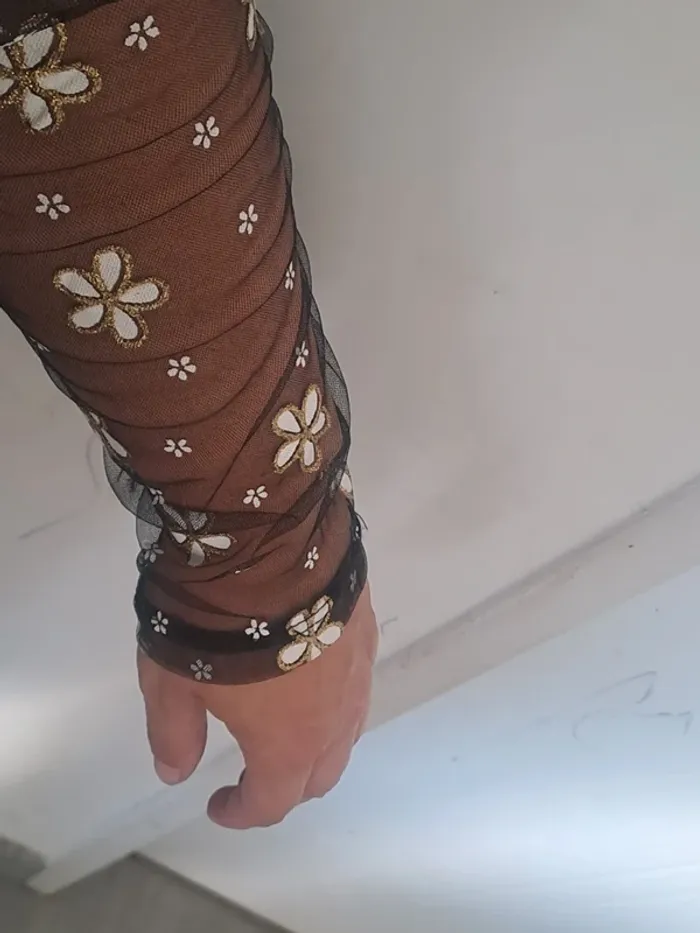 Robe noir à manches transparente Taille M - photo numéro 12