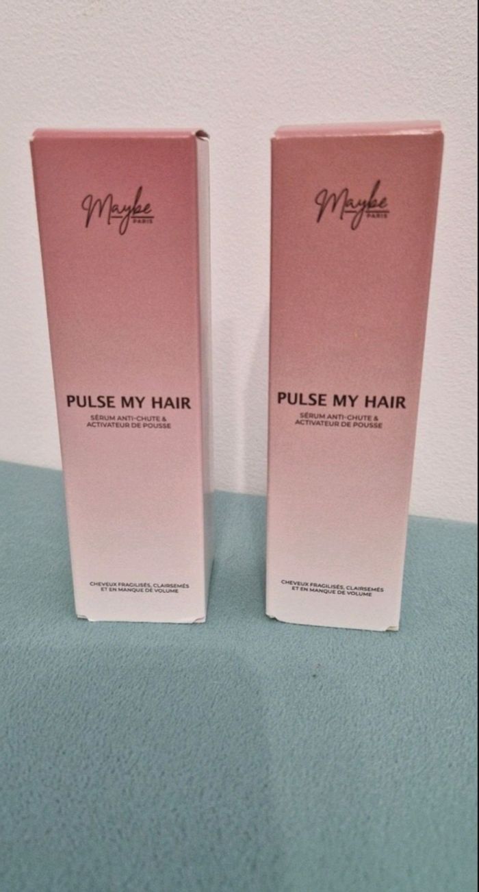 Lot de 2 sérum pulse my hair Maybe