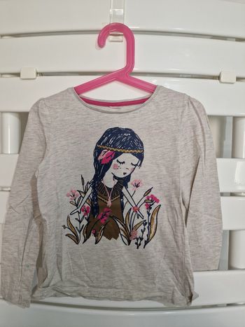 Tee-shirt gris indienne