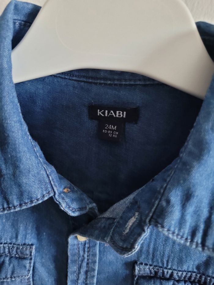 Chemise manches longues kiabi 24 mois 89 cm - photo numéro 3