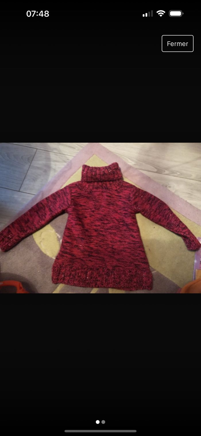 Pull col roulé 2 ans