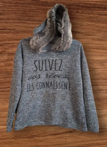 🌟 Sweat tout doux fille - Taille 10 ans 🌟
