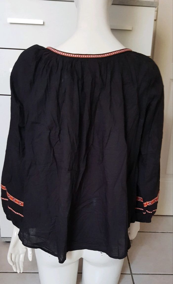 Blouse overseize brodée - photo numéro 4