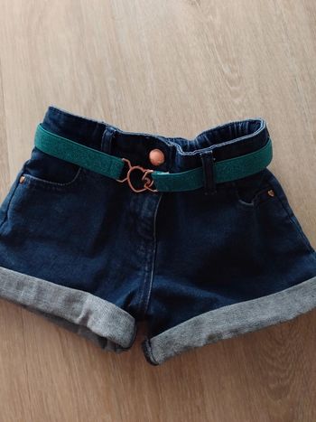 Short en jean détails coeurs  Sergent major
