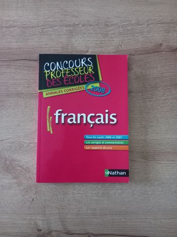 Livre " Concours Professeur des écoles Français "