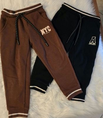 🤩💙 pantalons de joggings Molleton 3 ans garçon 💙🤩