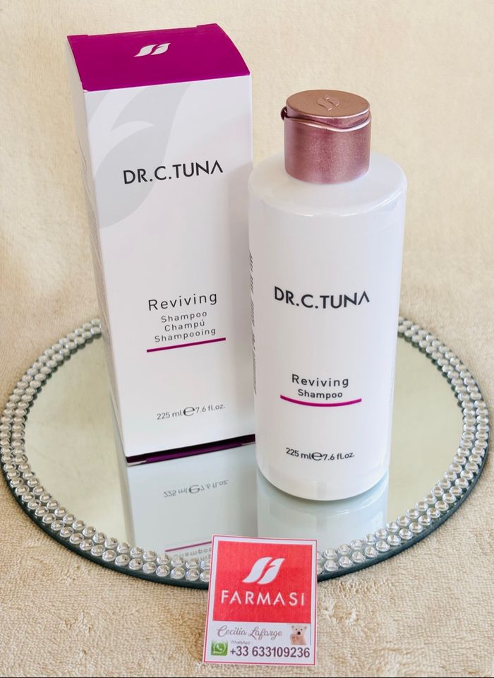 Shampoo Reviving Revitalizante Farmasi Dr. Tuna para cabellos frágiles