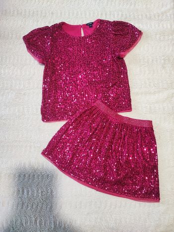 Ensemble de fête à sequins Kiabi taille 6 ans