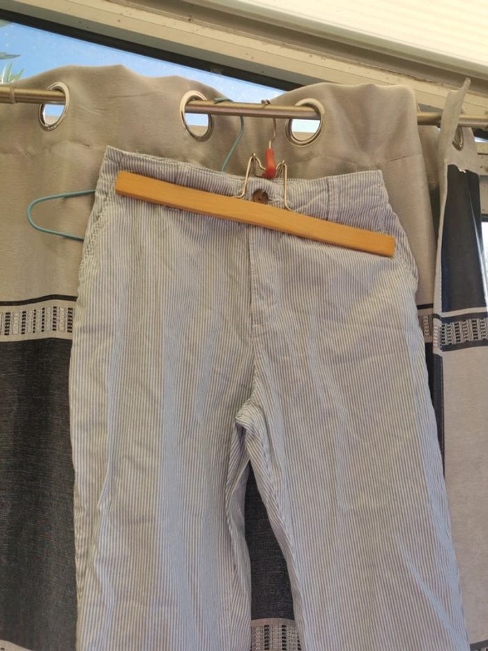 Pantalon H et M Taille 34 femme fines rayures