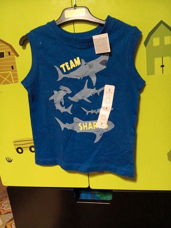 Débardeur 3 ans in extenso avec étiquette