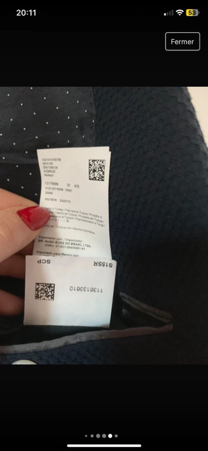 Veste de costume Hugo boss - photo numéro 8