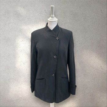 Blazer long noir Anne Weyburn taille S