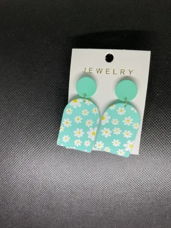 Boucles d’oreilles « fleuris » neuve